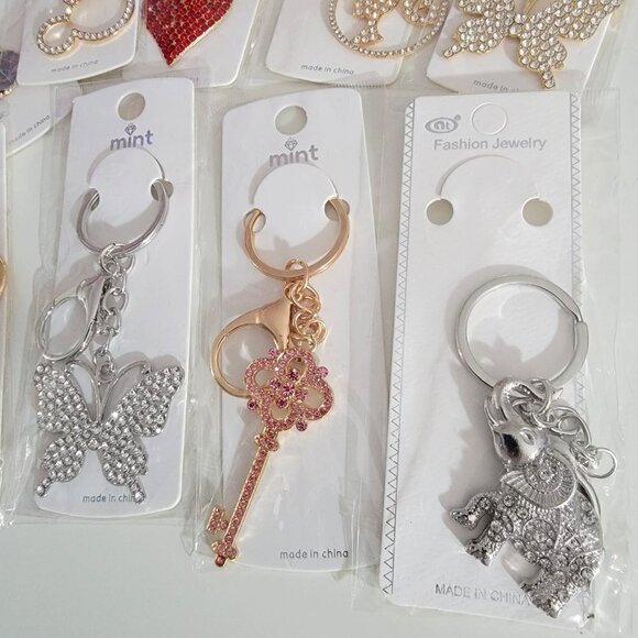 ❤️Choice of Crystal Keychain/Key Ring New in Package Choose❤️ - Picture 11 of 15
